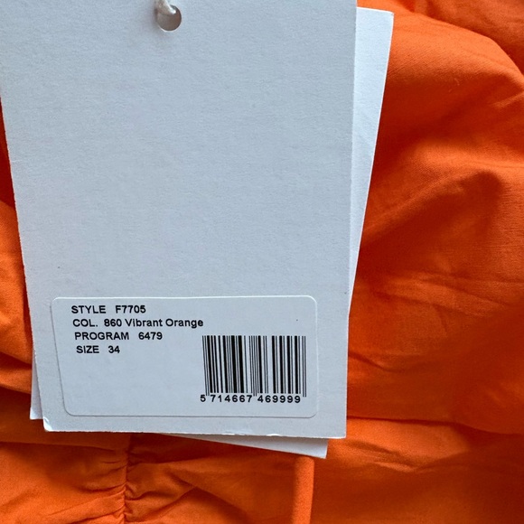 GANNI Ruched Puff Sleeve Mini Dress NEW - Picture 5 of 9